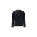 ZOZO FOREST Relaxed Button Soft Lightweight Henry Neck Long Sleeve Sweatshirt