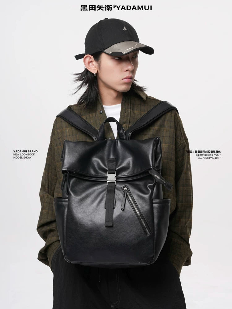 YADAMUI Leather Commuter Backpack