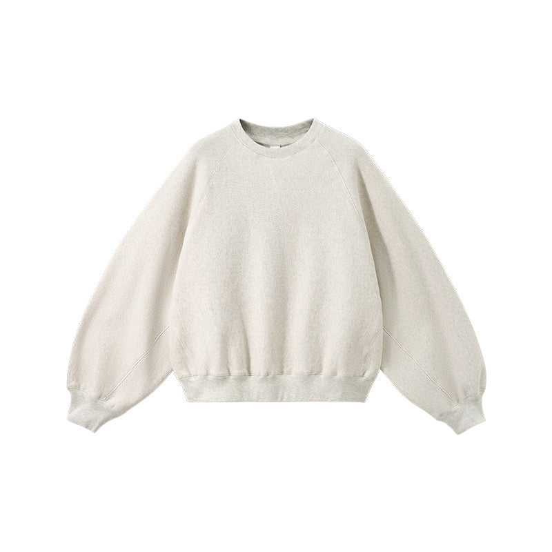Inflation Lazy Crew Neck Fleece Sweater