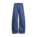 MADEEXTREME American Muscle Washed Patchwork Wide-Leg Pants