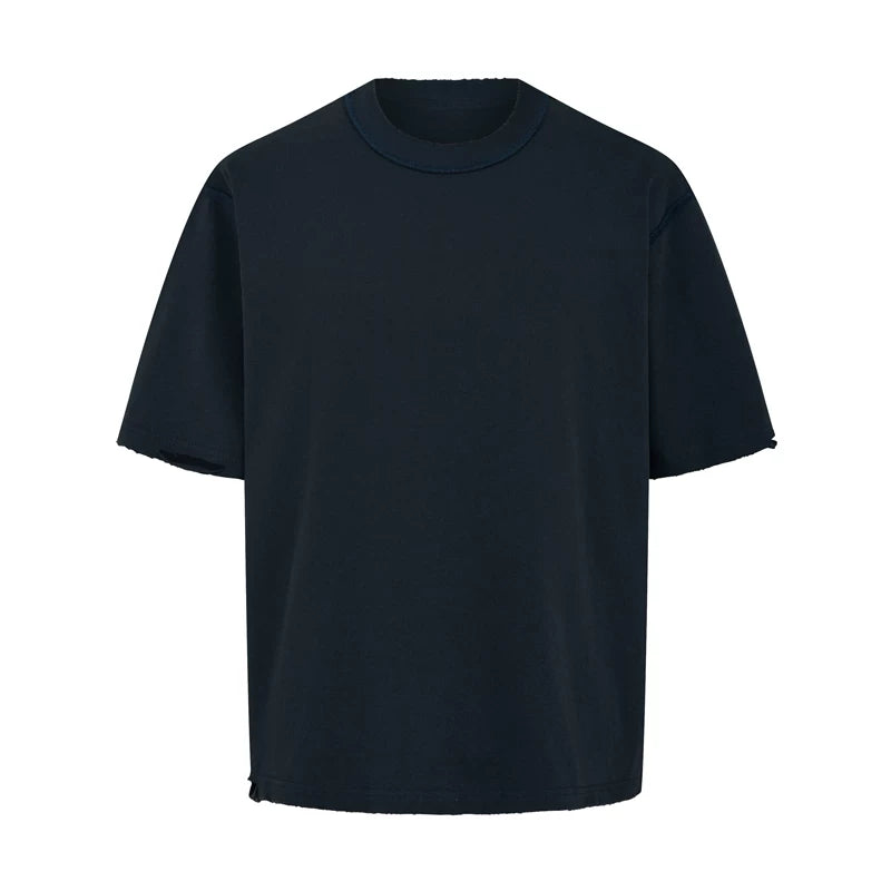 TAICHIISM Distressed Boxy Cropped Tee