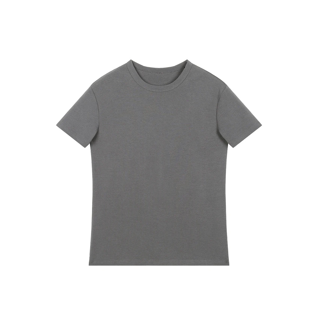 PLUS NO LOGO X OQ Power Burst Breathable Fitted Stretch Tee