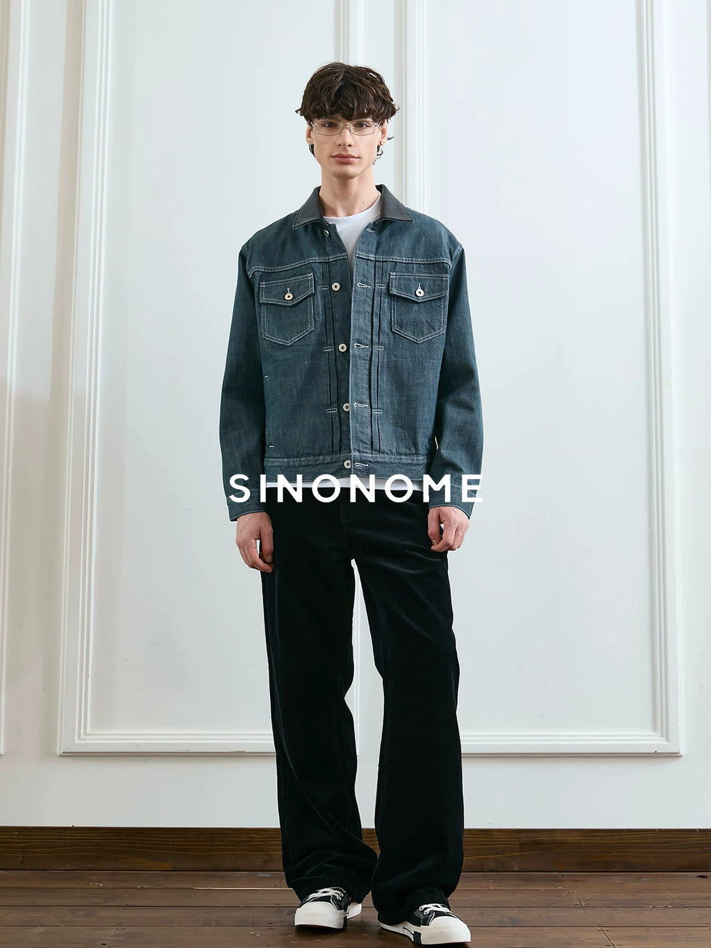 SINONOME 350g Corduroy Straight-Leg Relaxed Trousers