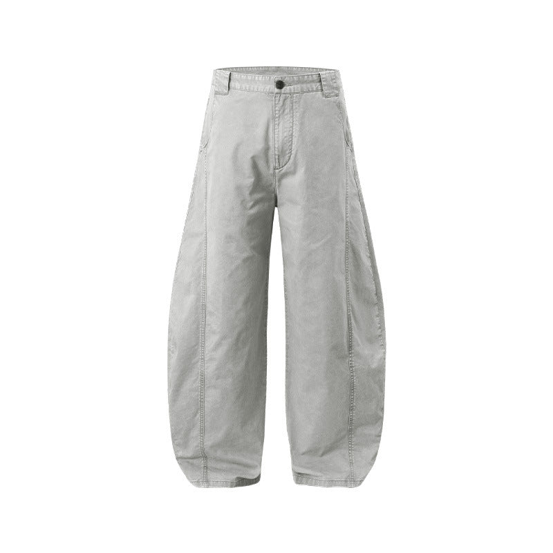 Inflation Wide Leg Casual Washing Tooling Scimitar Pants
