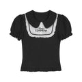 SagiDolls Girl Spirit Dark Doll Collar Cropped Tee