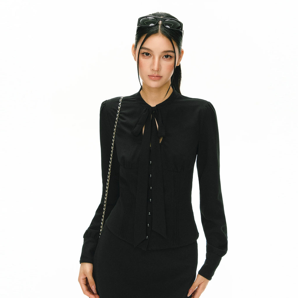 ARISEISM Two-Piece Set Cropped Slim Fit Tee & Skirt