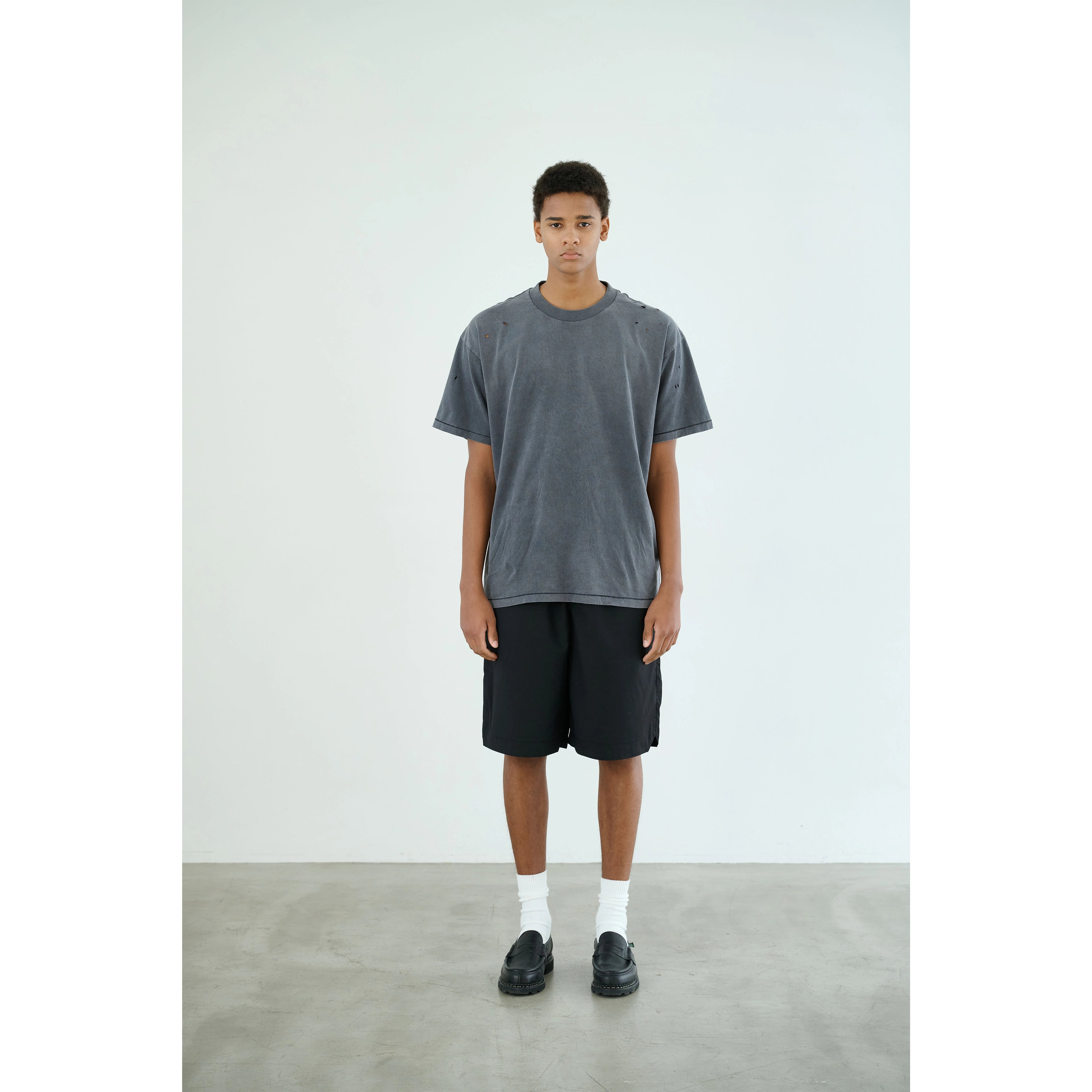 Anniehall Vintage Ripped Single Stitch Tee