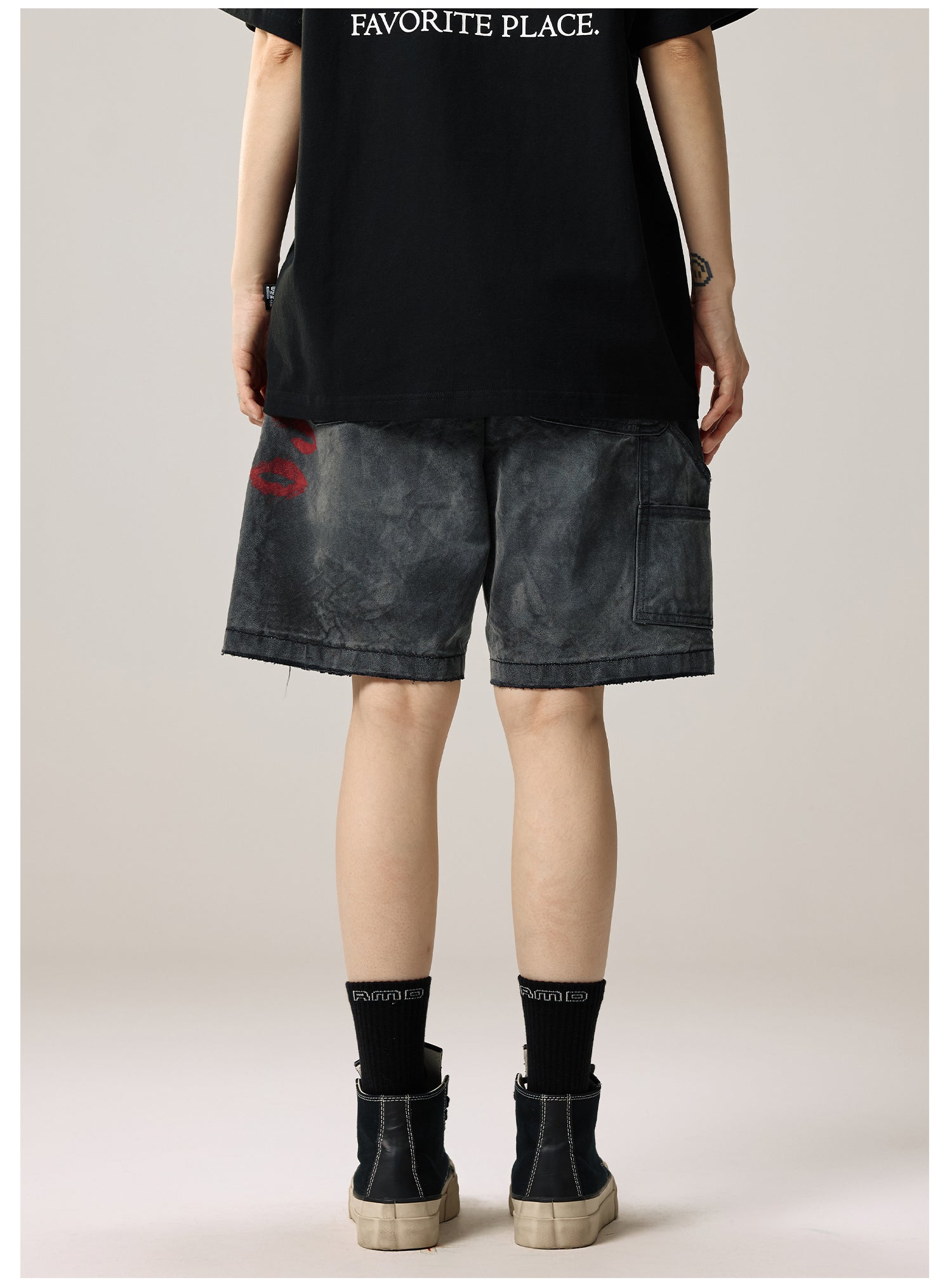 Remedy [D-kiss] tooling five-point Shorts
