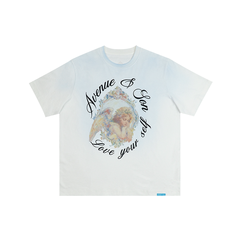 AVENUE&SON Washed Graphic Tee