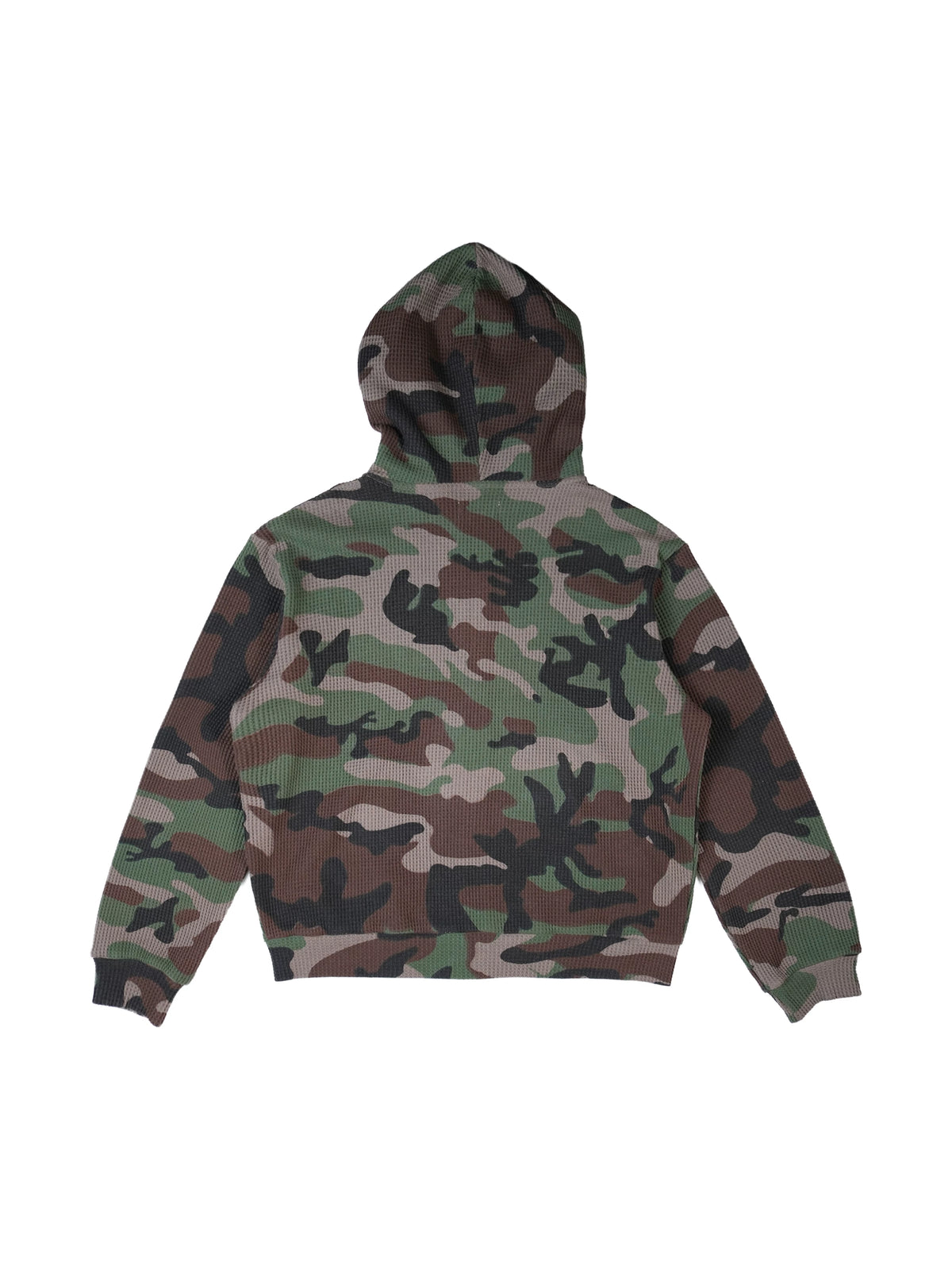 LIBERAFIT Camo Leopard Waffle Double-Zip Hoodie