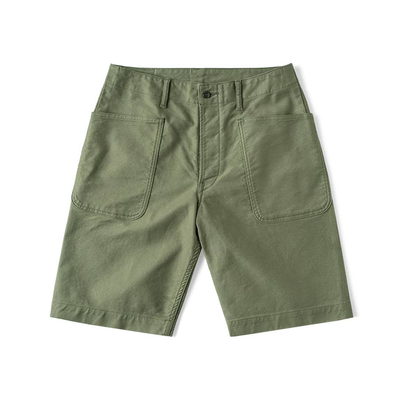 Bronson High-Waist Straight-Leg Cargo Shorts