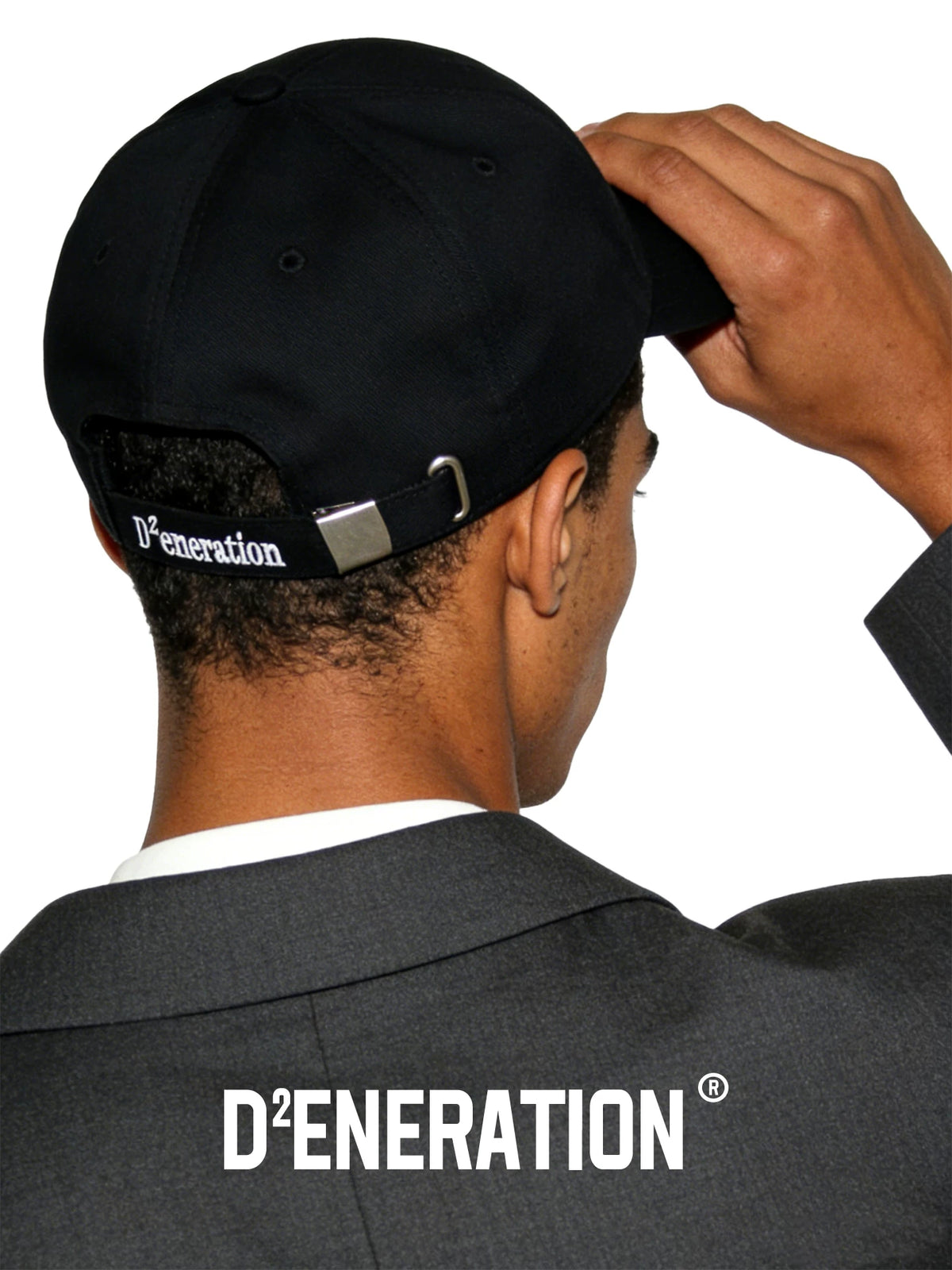 D²eneration Cotton Embroidered Curved Brim Baseball Cap