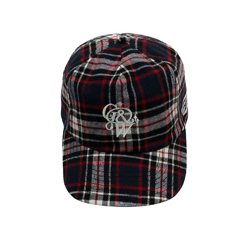 GRAF Vintage Plaid Embroidered Baseball Cap