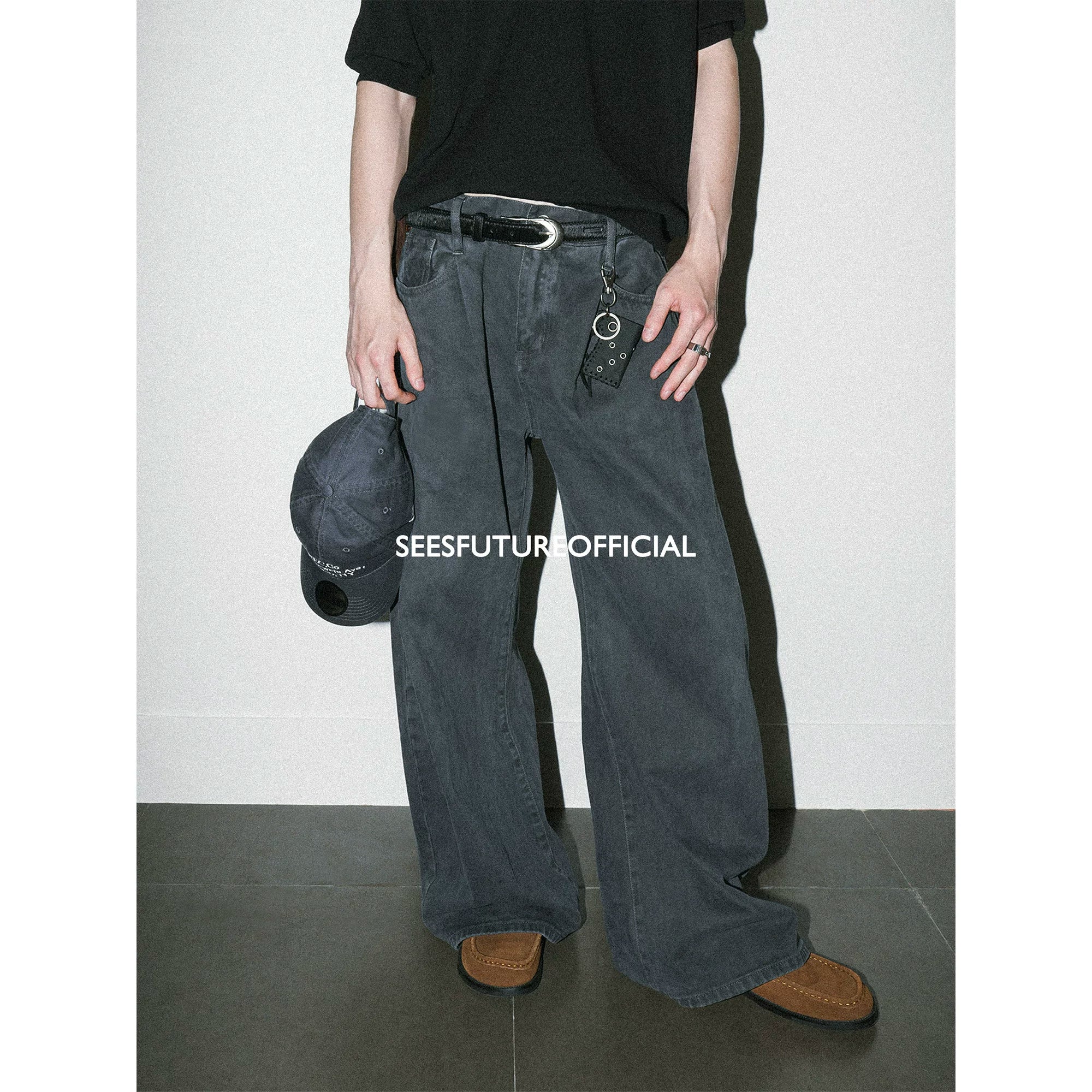 Seesfuture Vintage I-pleated Versatile Casual Pants