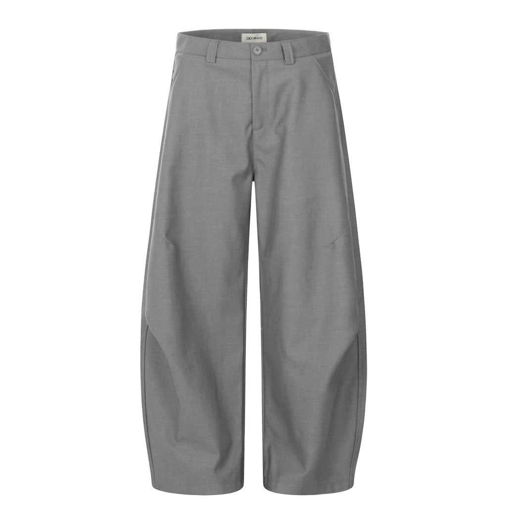 11KN Vintage Pleated Loose Straight Wide Leg Casual Pants