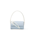 ECODAY Croc-Embossed Faux Leather Magnetic Snap Shoulder Bag