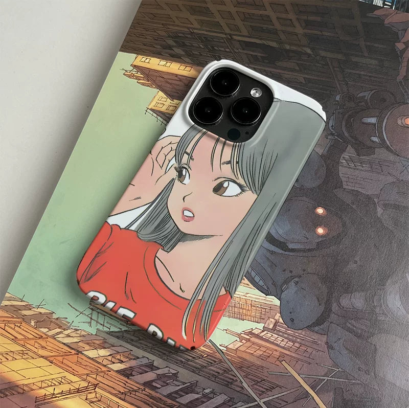 Pbcase Retro Beautiful Girl Two-dimensional Apple Phone Case