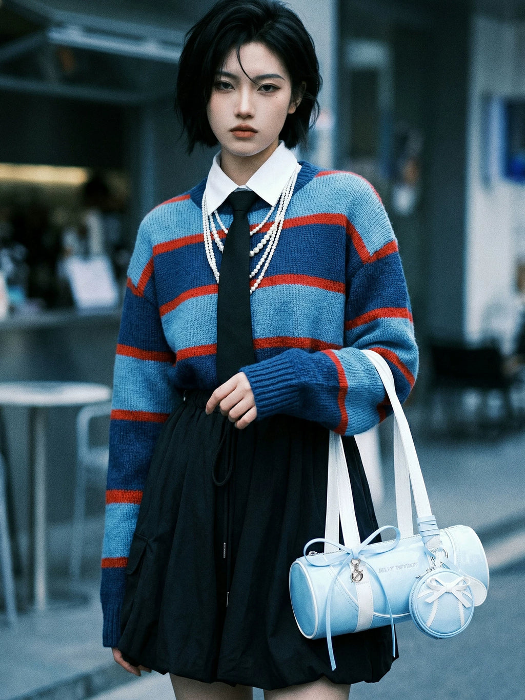 JELLY TOYBOY Canvas Zip-Top Underarm Bag