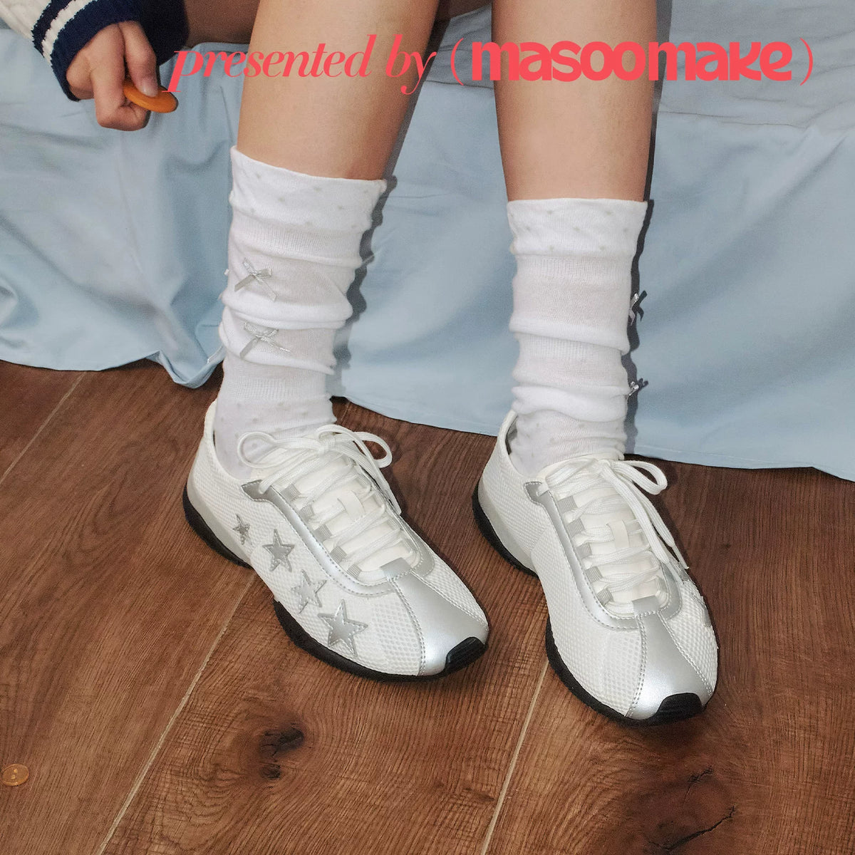 MASOOMAKE Mesh Lace-Up Low-Top Training Sneaker