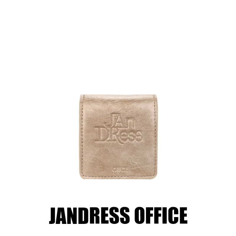 JANDRESS Zip-Top Faux Leather Chain Crossbody Bag