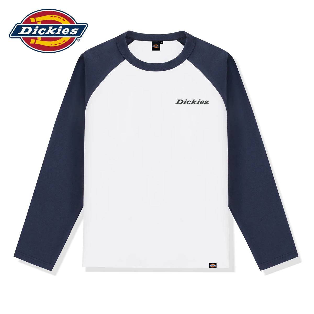 Dickies Contrast Raglan 230g Oversized Long-Sleeve Tee
