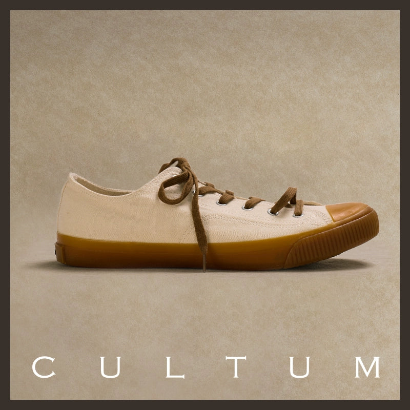 CULTUM Canvas Lace-Up Low-Top Sneaker