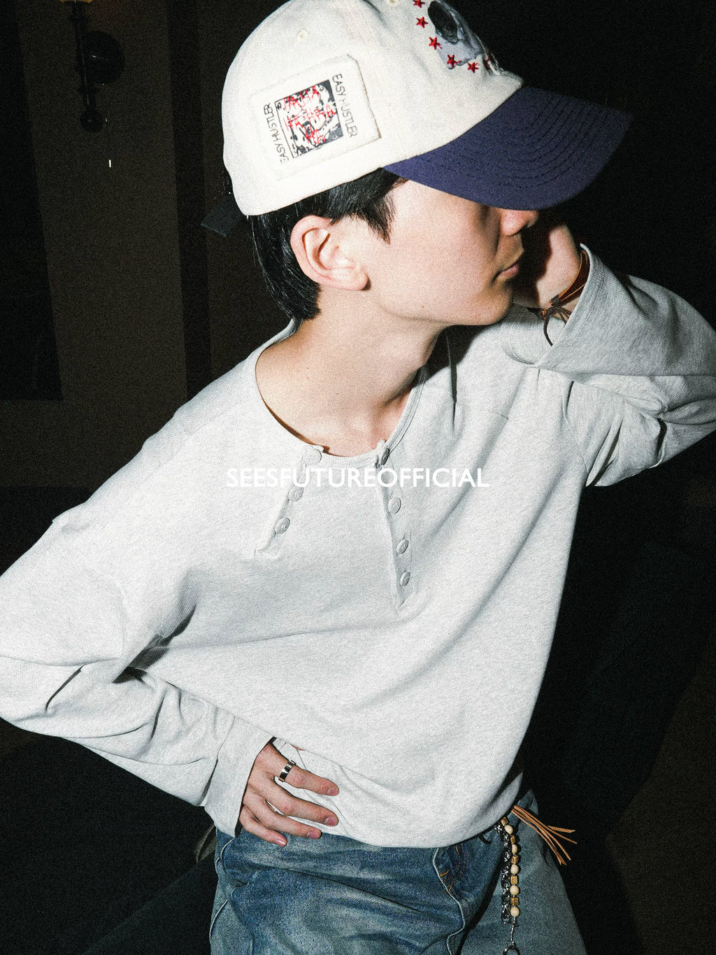 Seesfuture Slack Sense Simple Versatile Base Long Sleeve