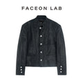 FACEON LAB Mandela Black Diamond Uniform Crystal Blazer