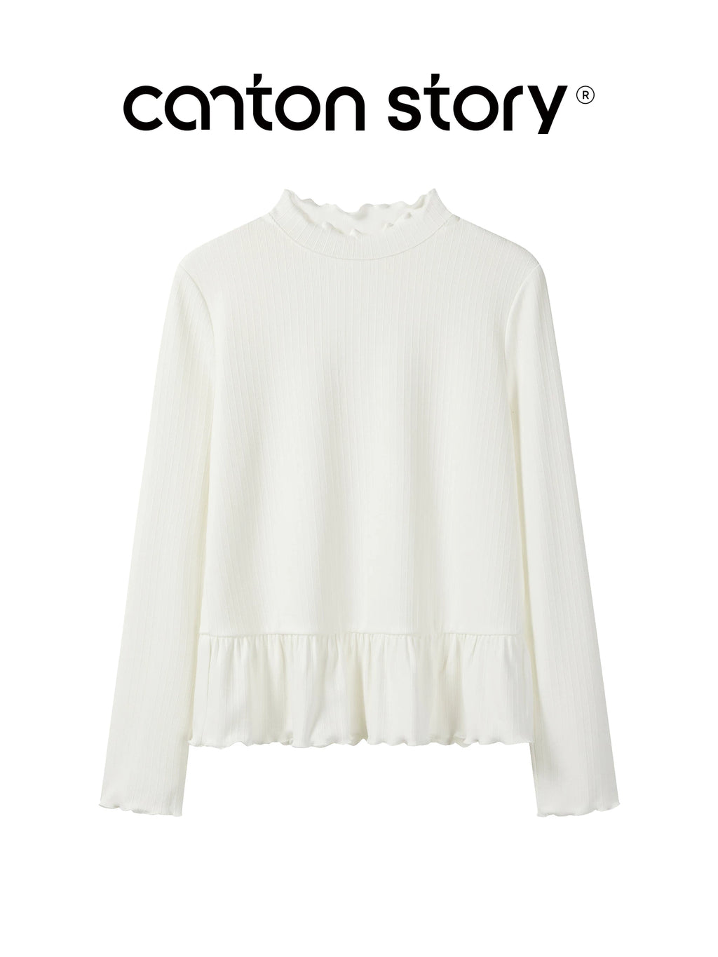 Cantonstory Fungus Edge Slim Bottom Long Sleeve
