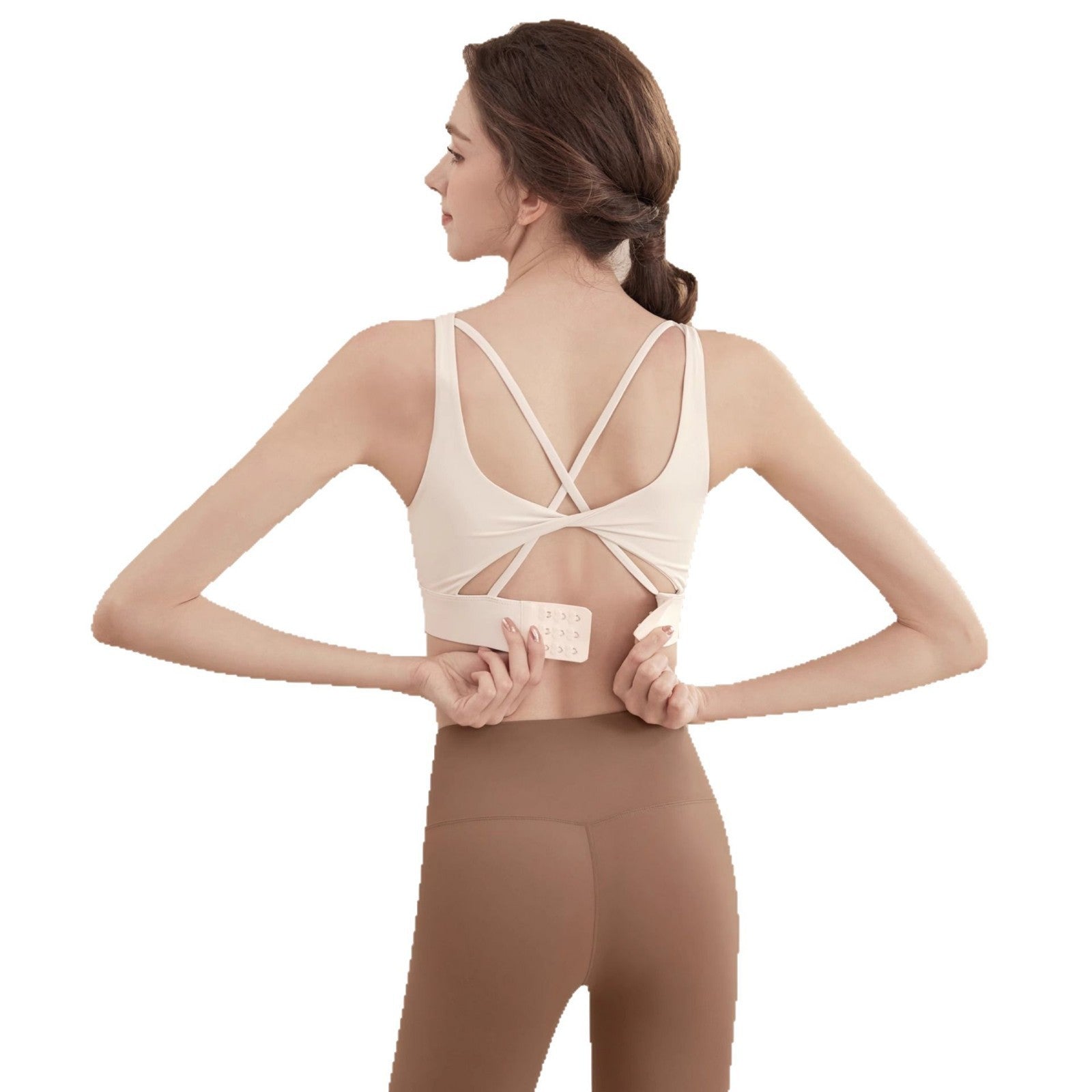 TIANQINGSE Vest Outer Wear Breasted Sports Underwear