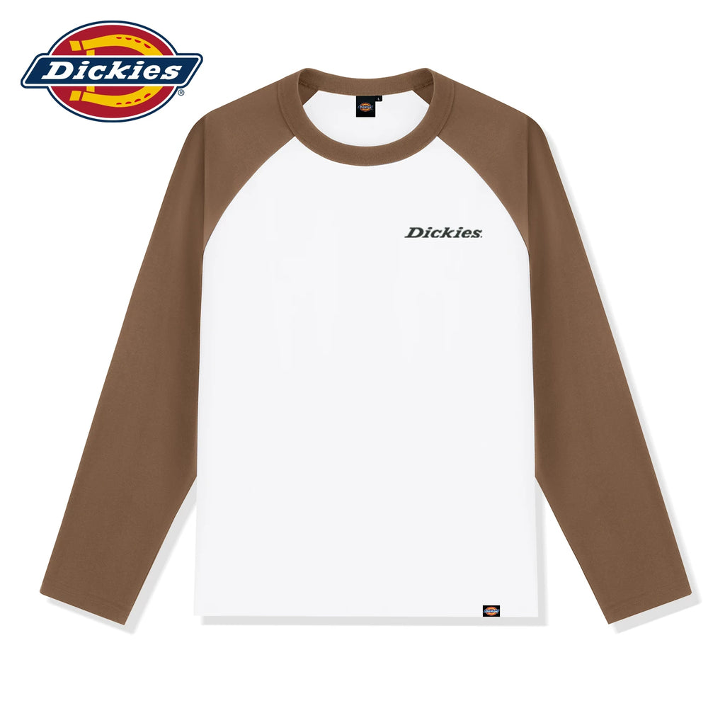 Dickies Contrast Raglan 230g Oversized Long-Sleeve Tee