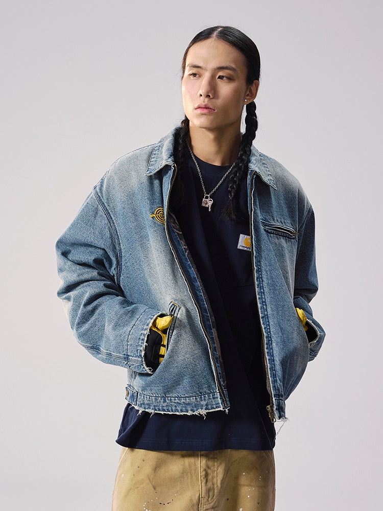 Remedy tooling Camel Denim jacket