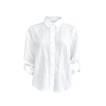 JCAESAR WOMEN Tencel Linen Breathable Relaxed Long-Sleeve Shirt