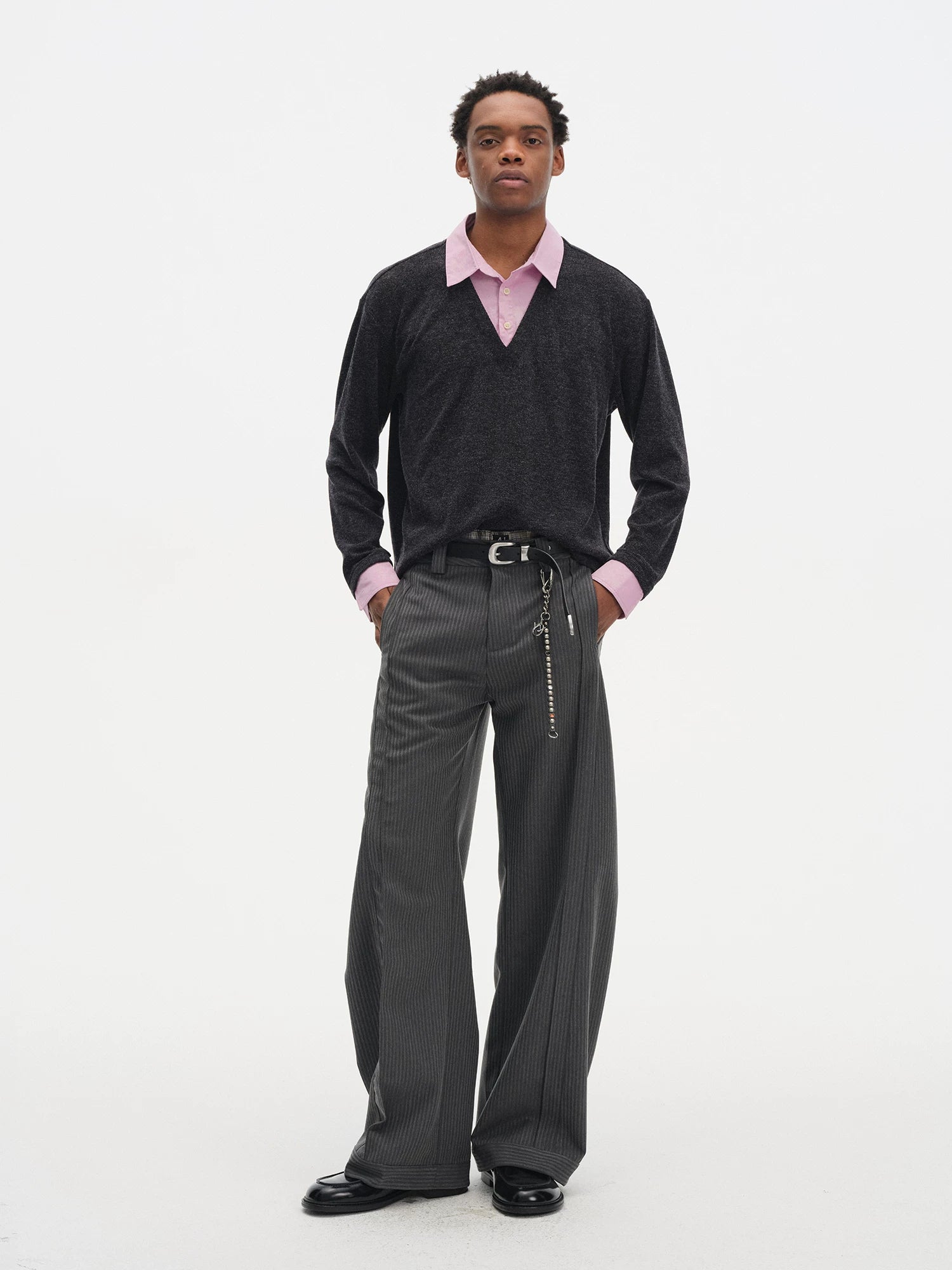 DIMC Pinch Pleated Casual Versatile Trousers