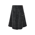 JIKOO One Night in the Vineyard Breathable A-Line Midi Skirt