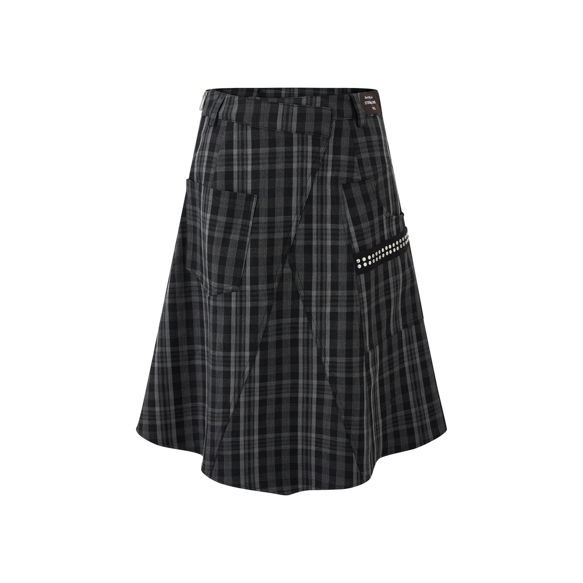 JIKOO One Night in the Vineyard Breathable A-Line Midi Skirt