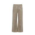 Wildberry Khaki High-Waist Straight-Leg Jeans