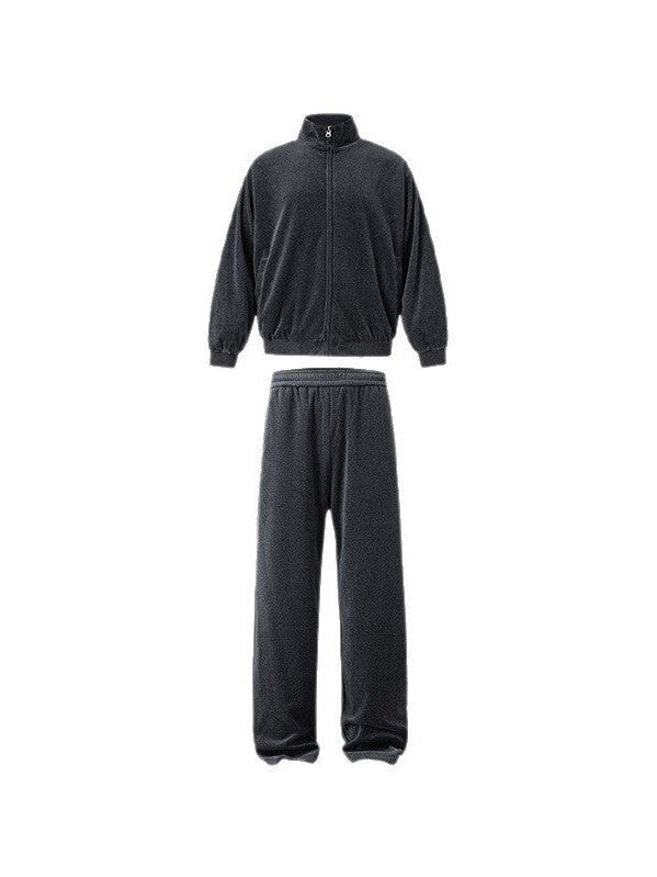 UNF Home Casual Zipper Jacket + Sweatpants