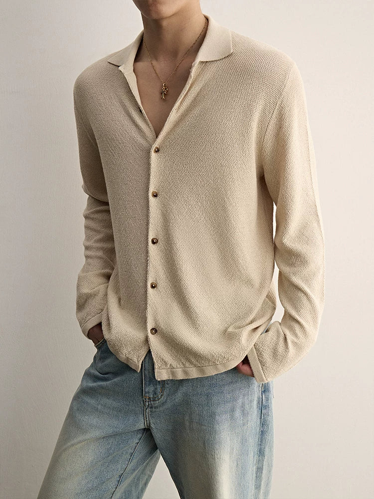 SEE ALSO Linen-Blend Breathable Relaxed Long-Sleeve Cardigan