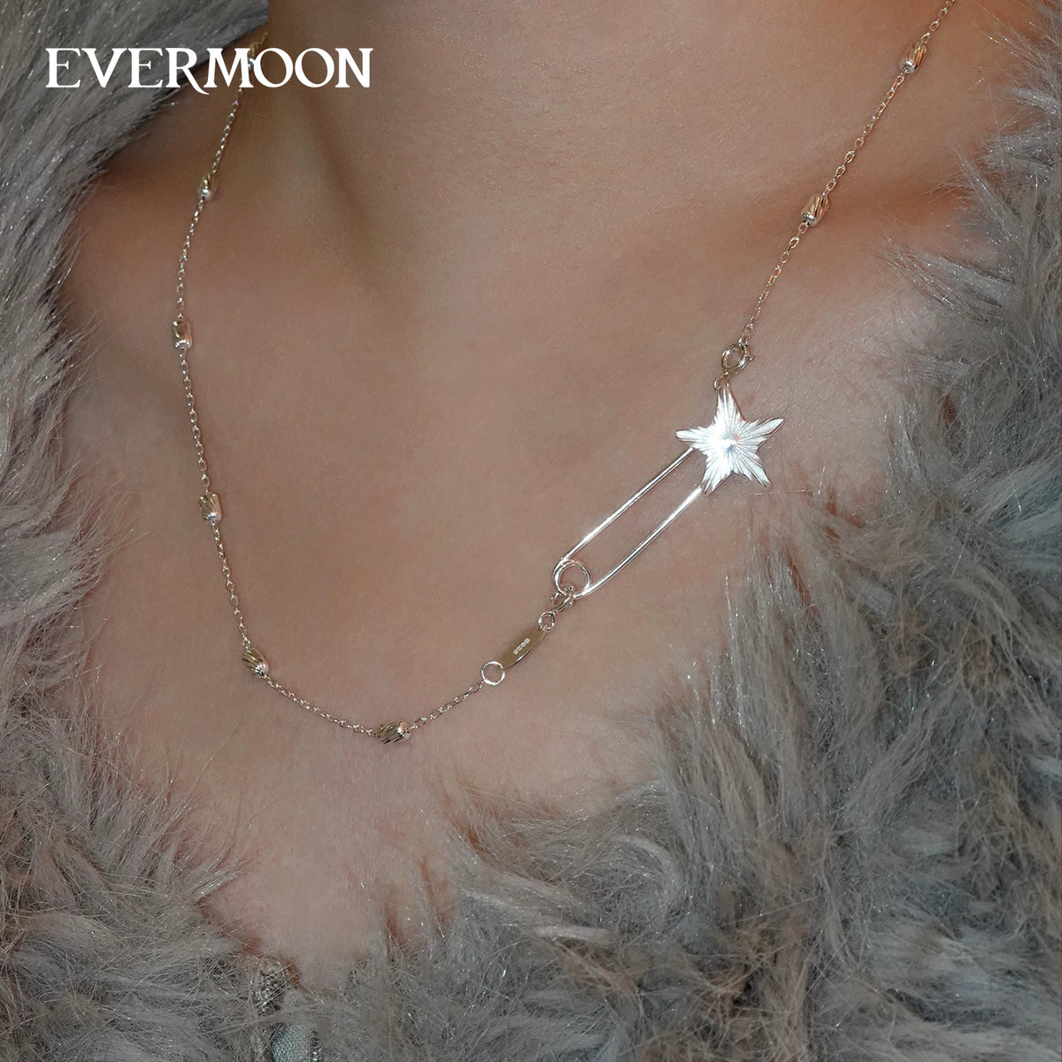 EVERMOON Wishing Star Starry Surprise Silver Brooch