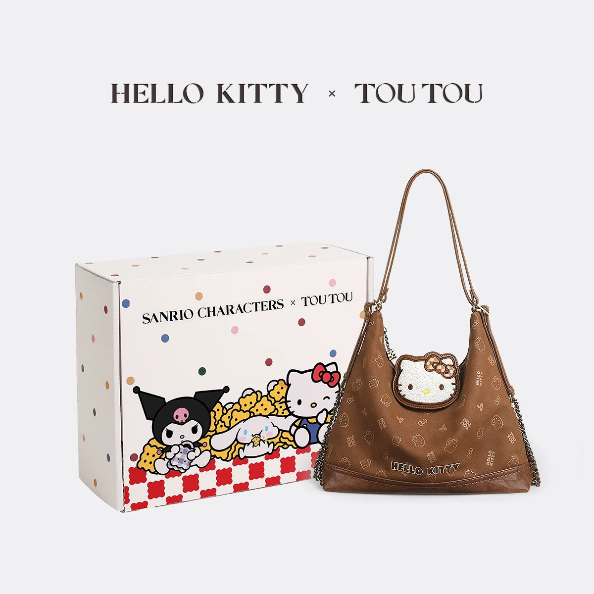TOUTOU Faux Leather Hello Kitty Backpack