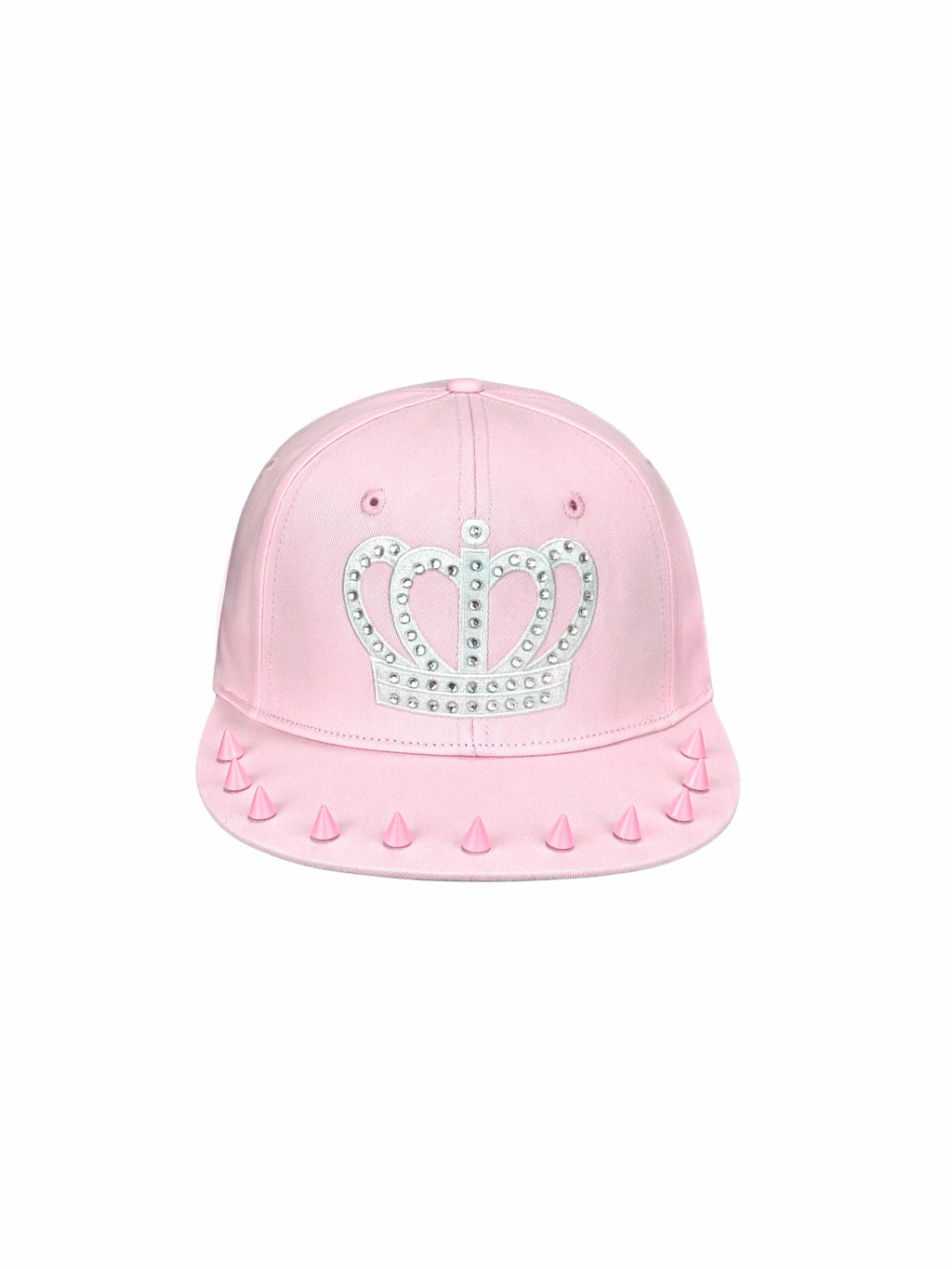 SAUCE Studded Flat-Brim Embroidered Baseball Cap