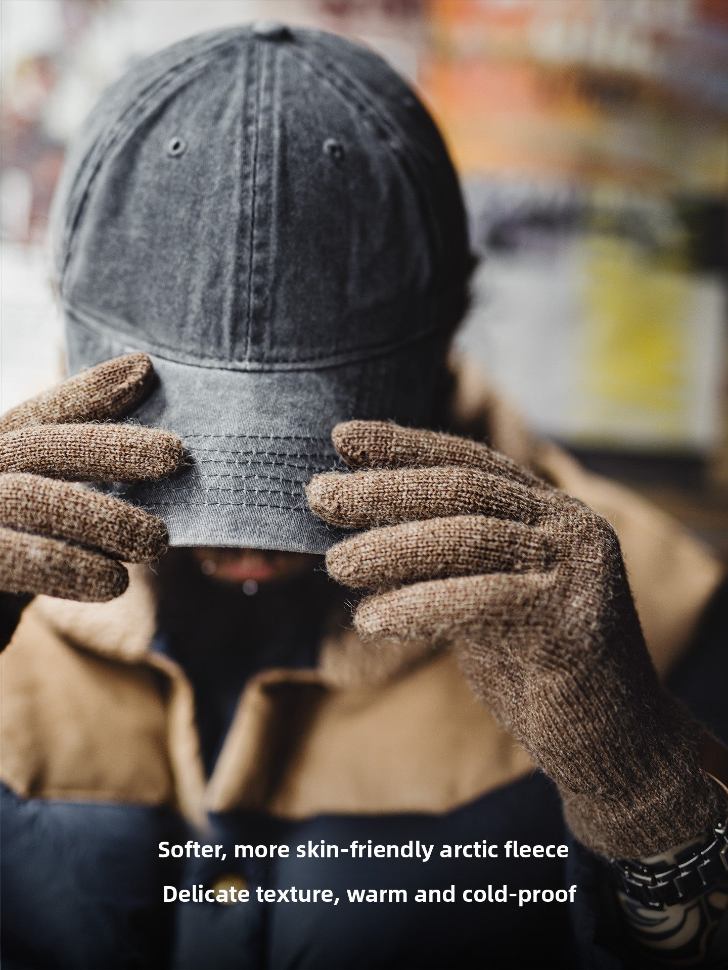 Madden retro Arctic cold-proof gloves