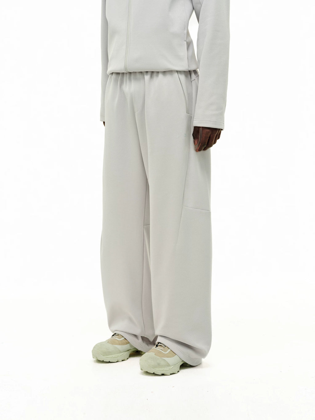 FPA Casual Sports Texture Knitted Trousers