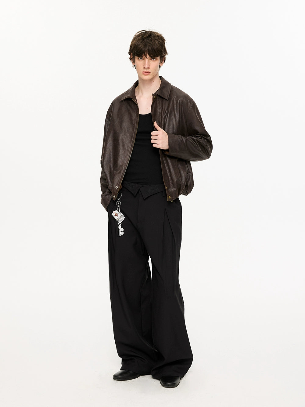 KREATE Contrasting Vintage Suede Jacket