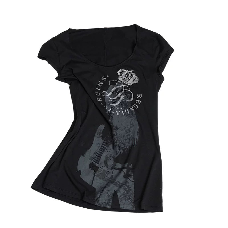 DoublePunch itar Girl 260g Breathable Slim-Fit Tee
