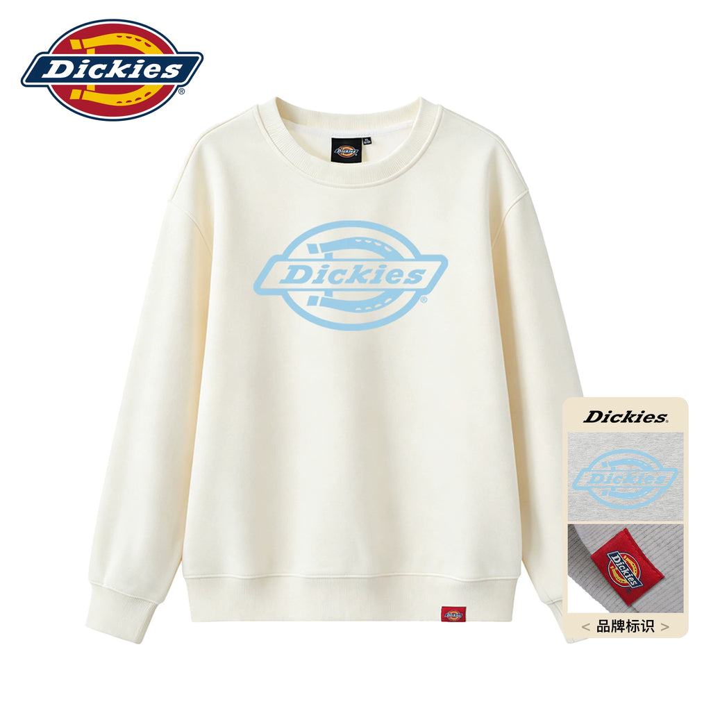 Dickies Logo Print Cotton Long-Sleeve Crewneck Sweatshirt