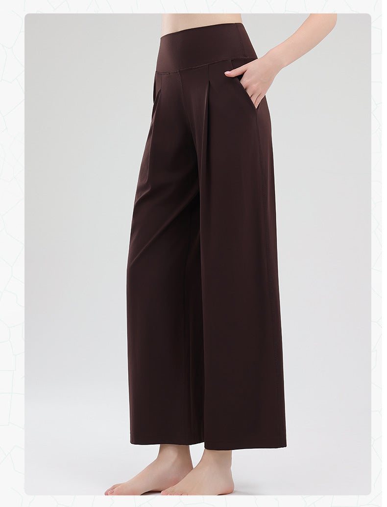TIANQINGSE Naked Straight Wide-leg Sweatpants