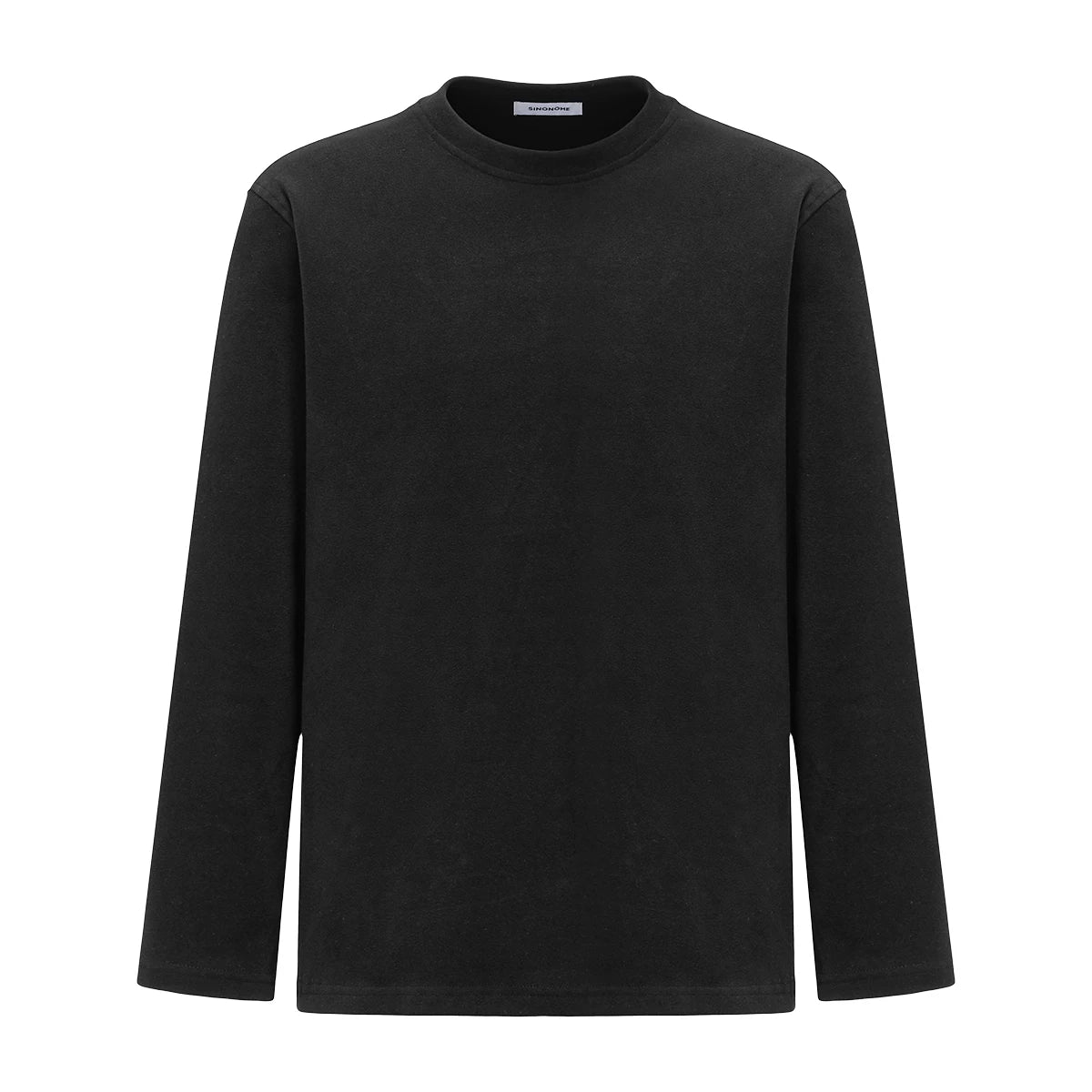 SINONOME Warm and Fleece Slim-fitting Small Turtleneck Long Sleeves