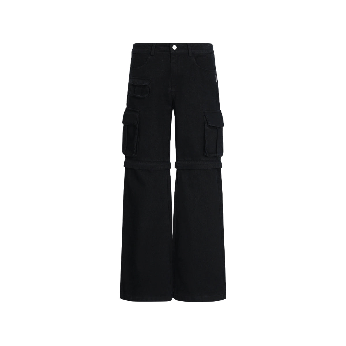 FUNKYFUN Removable Low-rise Straight-leg Pants